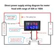 Voltimetro Amperimetro Dc 100v 50a Con Shunt 50a
